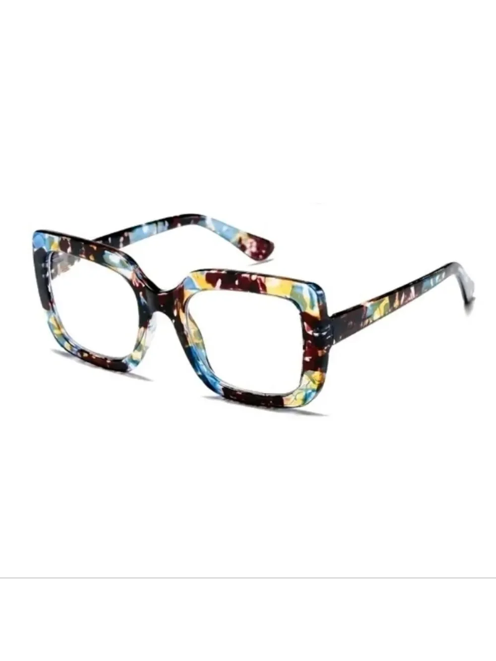 +2.00 Oversized reading glasses anti blue light